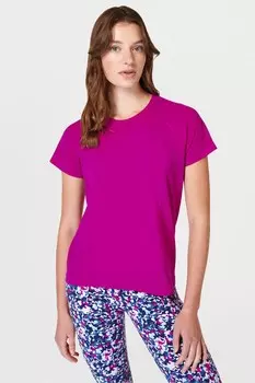 Бесшовная спортивная футболка из легкого материала Sweaty Betty, фиолетовый