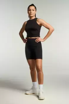 Бесшовная спортивная майка drymove H&M, черный
