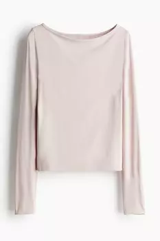 Бесшовная спортивная рубашка из материала Drymove. H&M, розовый