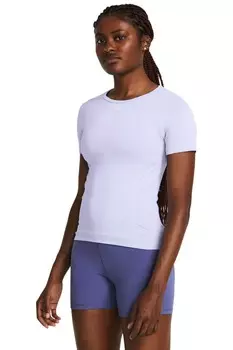 Бесшовная тренировочная футболка с короткими рукавами Under Armour, синий