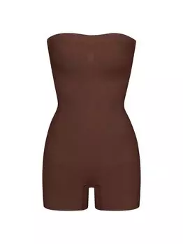 Бесшовное боди без бретелек Sculpt Shortie SKIMS