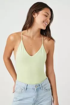 Бесшовное боди крест-накрест Forever 21