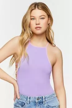 Бесшовное боди с вырезом-лестницей Forever 21