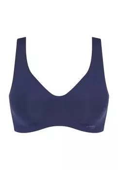 Бесшовное бюстье без косточек Zero Feel для женщин sloggi, цвет True Navy