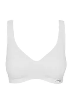 Бесшовное бюстье без косточек Zero Feel для женщин sloggi, белый