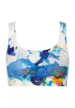 Бесшовное бюстье Zero Feel 2.0 с широкими бретелями для женщин sloggi, цвет Blue Light Combi