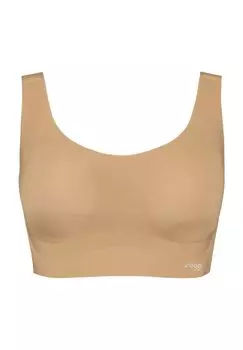 Бесшовное легкое бюстье Zero Feel для женщин sloggi, цвет Cognac