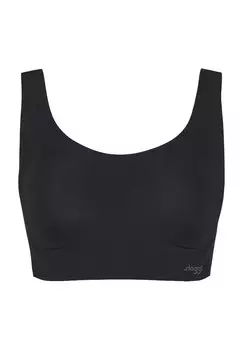 Бесшовное легкое бюстье Zero Feel для женщин sloggi, черный