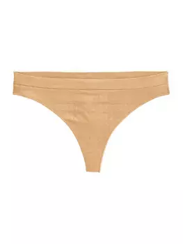 Бесшовные эластичные стринги Bombas, цвет sandcastle