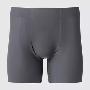 Бесшовные боксеры AIRism UNIQLO, темно-серый