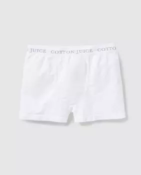 Бесшовные боксеры Cotton Juice, белый