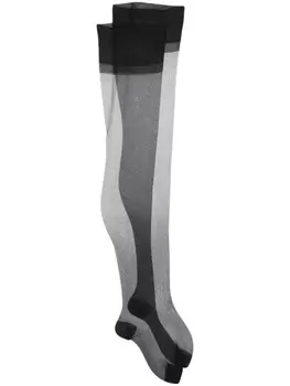 Бесшовные чулки Maison Close, черный