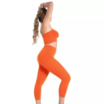 Бесшовные корректирующие леггинсы с завышенной талией MeMoi, цвет Burnt Ochre