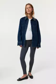 Бесшовные леггинсы H&M, серый