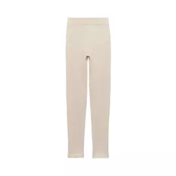 Бесшовные леггинсы Zara Seamless, кремовый