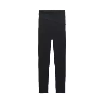 Бесшовные леггинсы Zara Seamless Matching, черный