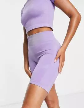 Бесшовные шорты-леггинсы ASOS 4505 со скульптурными деталями
