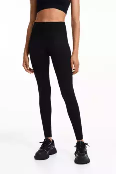 Бесшовные спортивные леггинсы drymove shaper H&M, черный