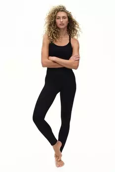 Бесшовные спортивные леггинсы из материала drymove H&M, черный