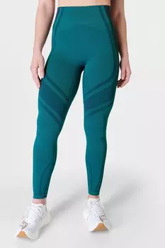 Бесшовные спортивные леггинсы Sweaty Betty, синий