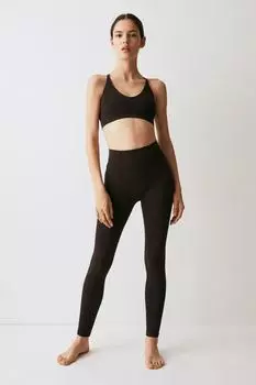 Бесшовные спортивные тайтсы DryMove H&M