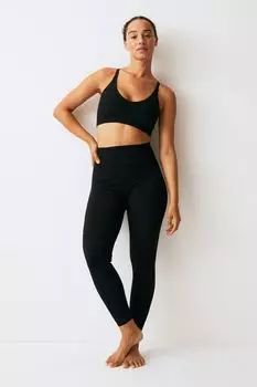 Бесшовные спортивные тайтсы DryMove™ H&M