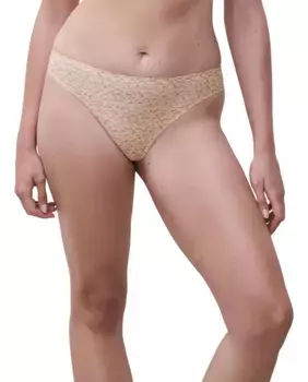 Бесшовные стринги с эффектом второй кожи SoftStretch Chantelle, бежевый