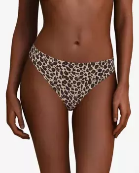 Бесшовные стринги с эффектом второй кожи SoftStretch Chantelle, чёрный