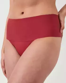 Бесшовные стринги с завышенной талией Spanx, розовый