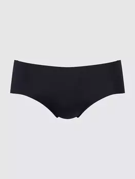 Бесшовные трусы airism hiphugger Uniqlo, черный