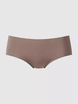 Бесшовные трусы airism hiphugger Uniqlo, коричневый