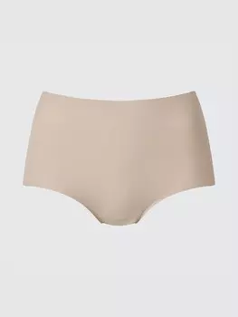 Бесшовные трусы airism с высокой посадкой Uniqlo, цвет 32 бежевый