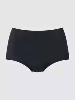Бесшовные трусы airism высокая посадка Uniqlo, черный