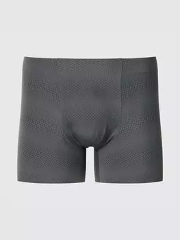 Бесшовные трусы-боксеры airism ultra с принтом Uniqlo, цвет 08 серый