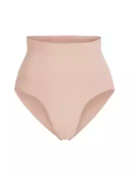 Бесшовные трусы со средней талией Skims, цвет ochre