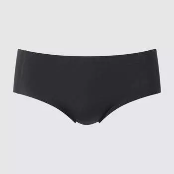 Бесшовные трусы Uniqlo AIRism Ordinary Waist Triangle, черный
