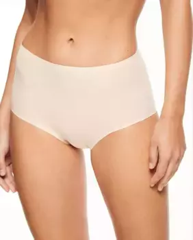 Бесшовные высокие трусы с эффектом второй кожи SoftStretch Chantelle, бежевый