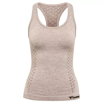 Бесшовные женские топы Hmlci HUMMEL, хаки серый