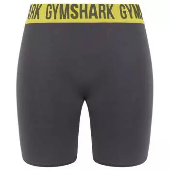 Бесшовные женские велосипедки серого цвета Gymshark, желтый