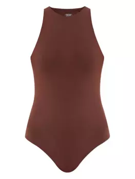 Бесшовный боди Heist, коричневый