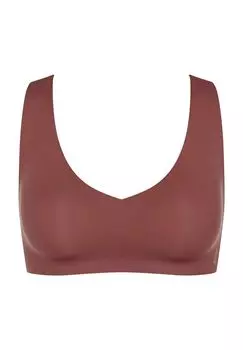 Бесшовный бюстгальтер без косточек Zero Feel 2.0 для женщин sloggi, цвет Burnt Henna