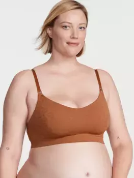 Бесшовный бюстгальтер для кормления Victoria'S Secret Bare, цвет Caramel