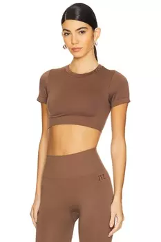 Бесшовный бюстгальтер-футболка Ivl Collective, цвет acorn