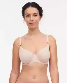 Бесшовный формованный бюстгальтер Pure Light Chantelle, бежевый