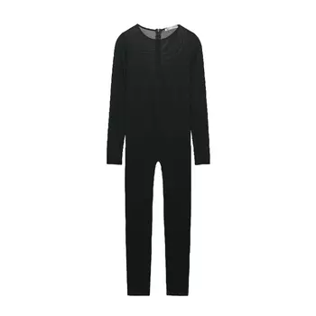 Бесшовный комбинезон Zara Seamless Matching, черный