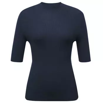 Бесшовный шерстяной свитер Deep Breath с короткими рукавами, фиолетовый