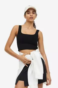 Бесшовный спортивный бралетт H&M