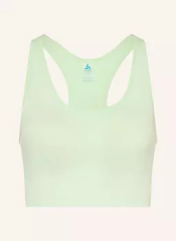 Бесшовный спортивный бюстгальтер Odlo, зеленый