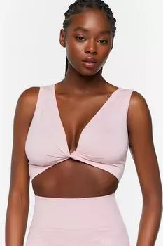 Бесшовный спортивный бюстгальтер Twisted Space Dye Forever 21