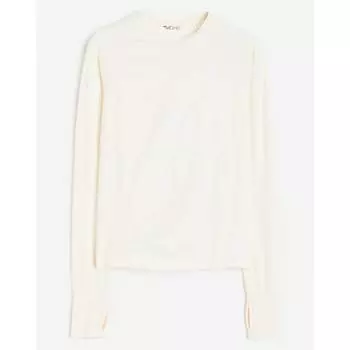 Бесшовный спортивный топ DryMove H&M, светло-бежевый